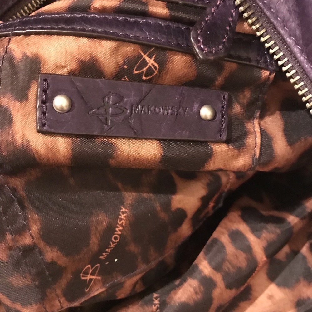 NWT B. MAKOWSKY PORTOFINO SATCHEL - Picture 6 of 8